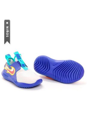 Tenis Nike Flex Runner Fire Para Infantes-Blanco