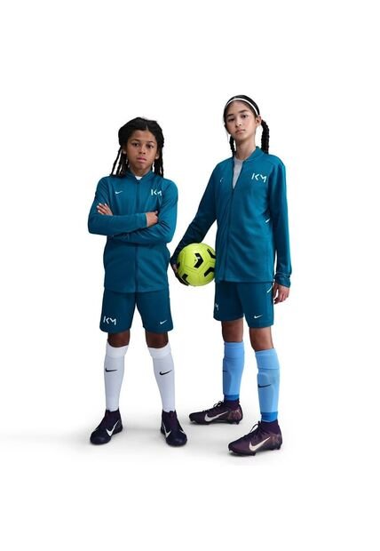 Pantaloneta Unisex Niño Kylian Mbappé Academy Verde