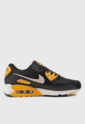 Tenis Lifestyle Negro-Mostaza-Blanco Nike Air Max 90