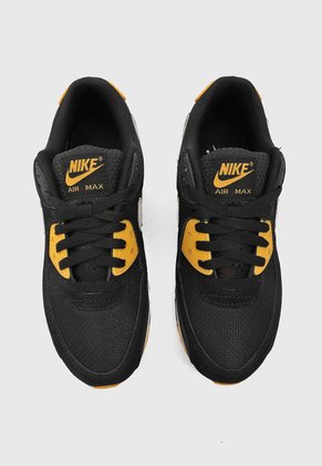 Tenis Lifestyle Negro-Mostaza-Blanco Nike Air Max 90
