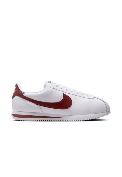 Tenis Nike Cortez Sportswear-Blanco/Rojo