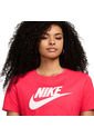 Camiseta Nike Sportswear Essentials Mujer-Rojo de Nike