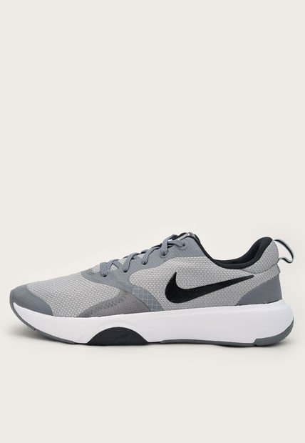 tenis nike gris con negro