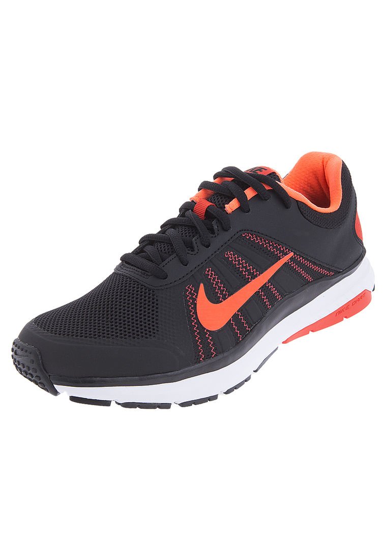nike negro y naranja