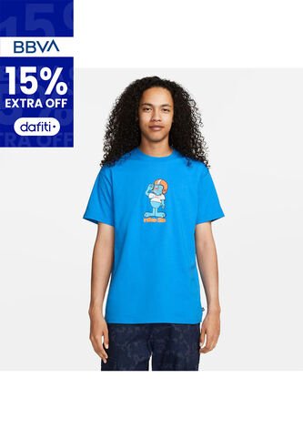 Camiseta Hombre Nike Sb Tee Salute Azul Cielo Nike