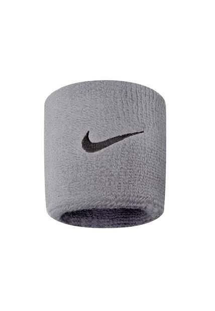 Muñequera Nike Swoosh Wristbands 2 Pk-Gris