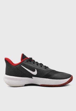 Tenis Basketball Negro-Blanco-Rojo Nike Precision 7