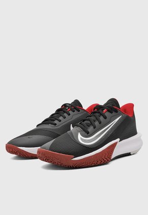 Tenis Basketball Negro-Blanco-Rojo Nike Precision 7
