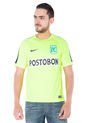 Camiseta Verde Neón Nike Em An Sqd15 Flashsstrng Top Atlético Nacional de Nike