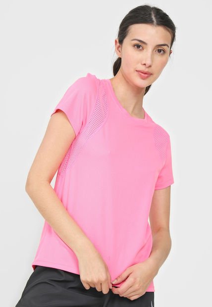 Camiseta Fucsia Nike Run Top Ss