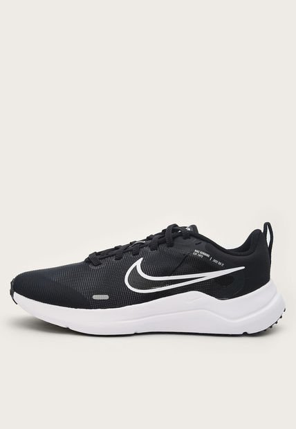 Tenis Running Negro-Blanco Nike Downshifter 12