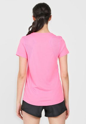 Camiseta Fucsia Nike Run Top Ss