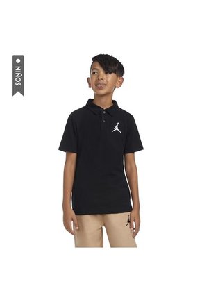 Camiseta Polo Nike Jdb Jumpman Polo Niño-Negro