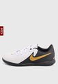 Guayo Blanco-Negro-Dorado Nike Jr. Phantom GX II Club IC de Nike