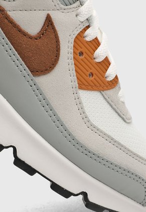 Tenis Lifestyle Blanco-Gris-Marrón Nike Air Max 90