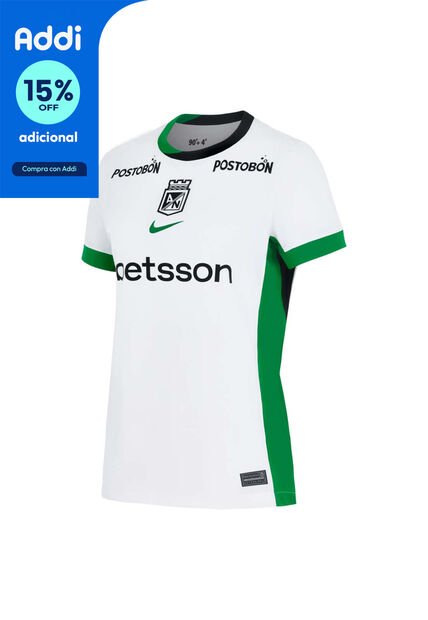 CAMISETA NIKE MUJER ATLÉTICO NACIONAL VISITANTE 2026 HV3921-100 Talla S
