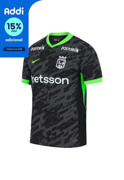 CAMISETA NIKE HOMBRE ATLÉTICO NACIONAL TERCERA EQUIPACIÓN 2026 HV2915-010 Talla L