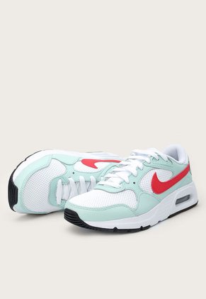 Tenis Lifestyle Blanco-Verde Menta-Rojo Nike Air Max SC