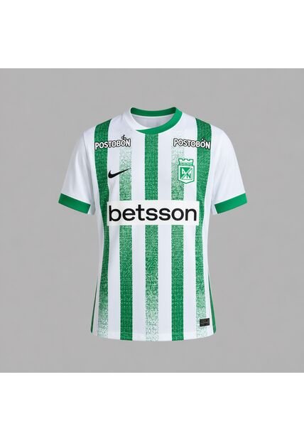 Camiseta Nike Hombre Atlético Nacional Local 25-Verde-Blanco