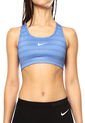 Top Azul Nike Victory Comprsn Zig Dt Bra de Nike