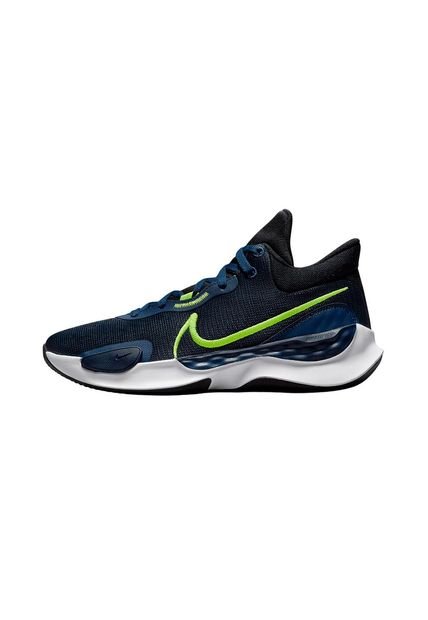 Tenis Nike Baloncesto Renew Elevate Iii-Negro/Azul