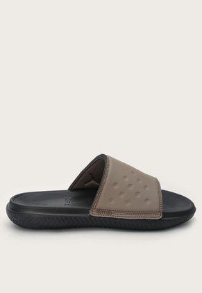 Playera Negro-Taupé-Rojo Nike Jordan Play Slide