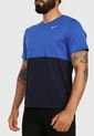 Camiseta Azul-Negro Nike Breathe de Nike