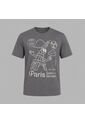 Camiseta Nike Kids Paris Saint-Germain U  Ss Air  - Gris de Nike