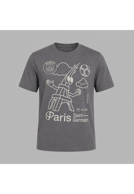 Camiseta Nike Kids Paris Saint-Germain U  Ss Air  - Gris