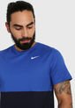 Camiseta Azul-Negro Nike Breathe de Nike