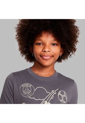 Camiseta Nike Kids Paris Saint-Germain U  Ss Air  - Gris