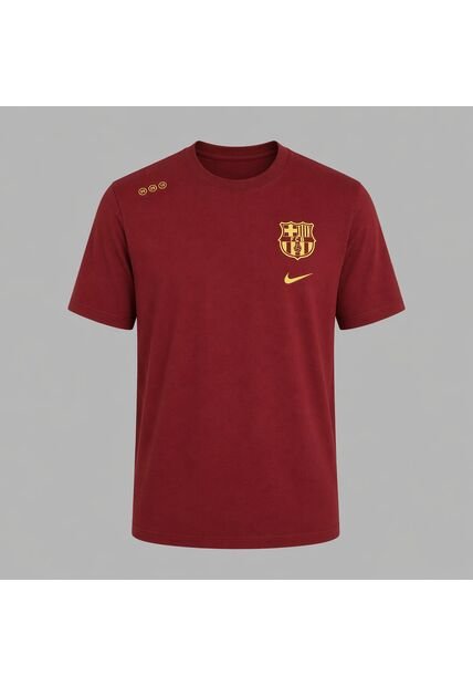 Camiseta Nike Hombre Fc Barcelona Tee - Vinotinto