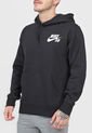Buzo Negro-Blanco Nike SB Icon Pullover de Nike