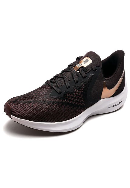 Tenis Running Negro-Violeta Nike Zoom Winflo 6