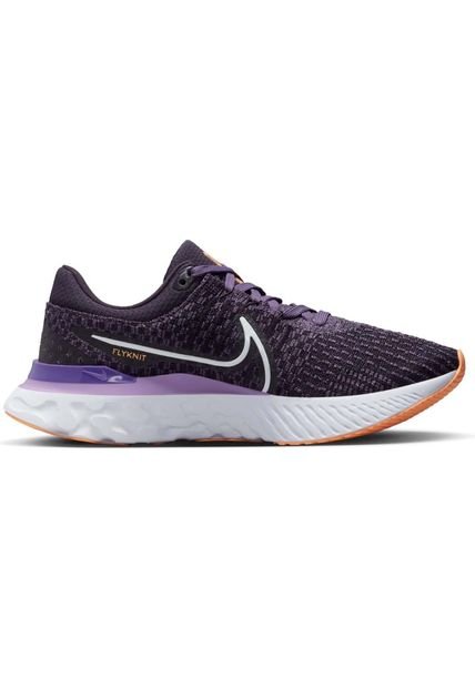 Tenis Nike React Infinity Tech Running Mujer-Morado Oscuro