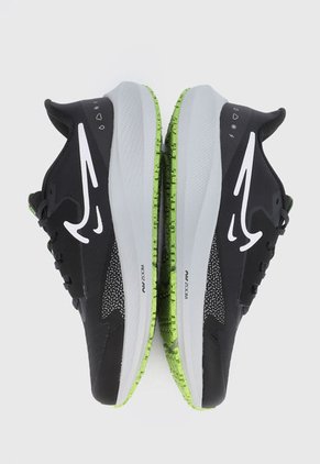 Tenis Running Negro-Gris-Verde Neón Nike Air Zoom Pegasus 39 Shield