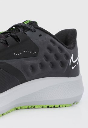 Tenis Running Negro-Gris-Verde Neón Nike Air Zoom Pegasus 39 Shield