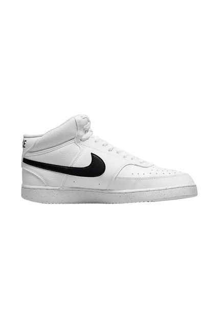 Tenis Nike Court Vision Mid Nn-Blanco/Negro