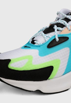 Tenis Lifestyle Blanco-Verde-Negro-Azul Nike Air Max 200 Se