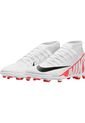 Guayos Nike Superfly 9 Club Fg/Mg-Blanco/Rojo de Nike
