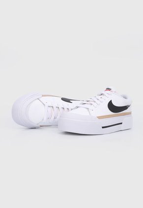 Tenis NIKE Court Legacy Lift Blanco