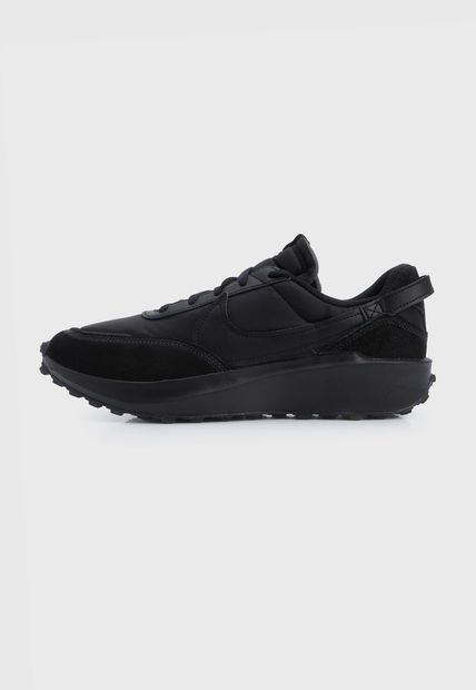 Tenis Lifestyle Negro Nike Waffle Debut