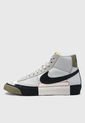 Tenis Lifestyle Blanco-Beige-Negro NIKE Blazer Mid Pro Club de Nike