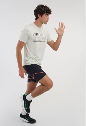 Camiseta Verde Lima-Gris-Negro NIKE Dri-FIT