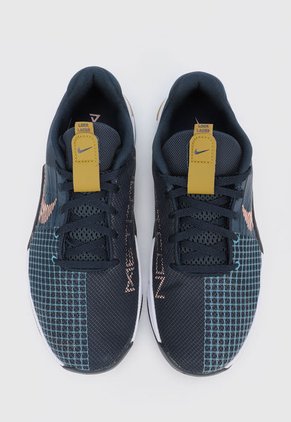 Tenis Training Azul-Blanco-Rosa-Dorado Nike Metcon 8