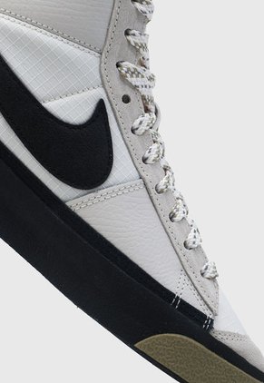 Tenis Lifestyle Blanco-Beige-Negro NIKE Blazer Mid Pro Club