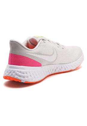 Tenis Running Beige-Rosa-Naranja Nike Revolution 5