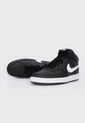 Tenis Lifestyle Negro-Blanco Nike Court Vision MID de Nike