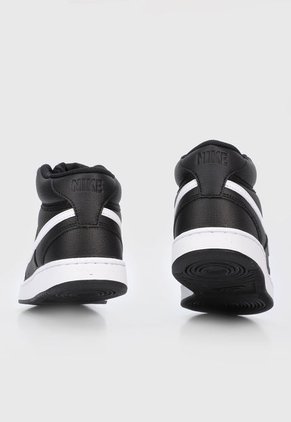 Tenis Lifestyle Negro-Blanco Nike Court Vision MID