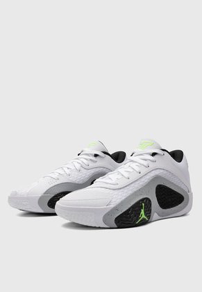 Tenis Basketball Blanco-Negro-Gris Nike Jordan Tatum 2